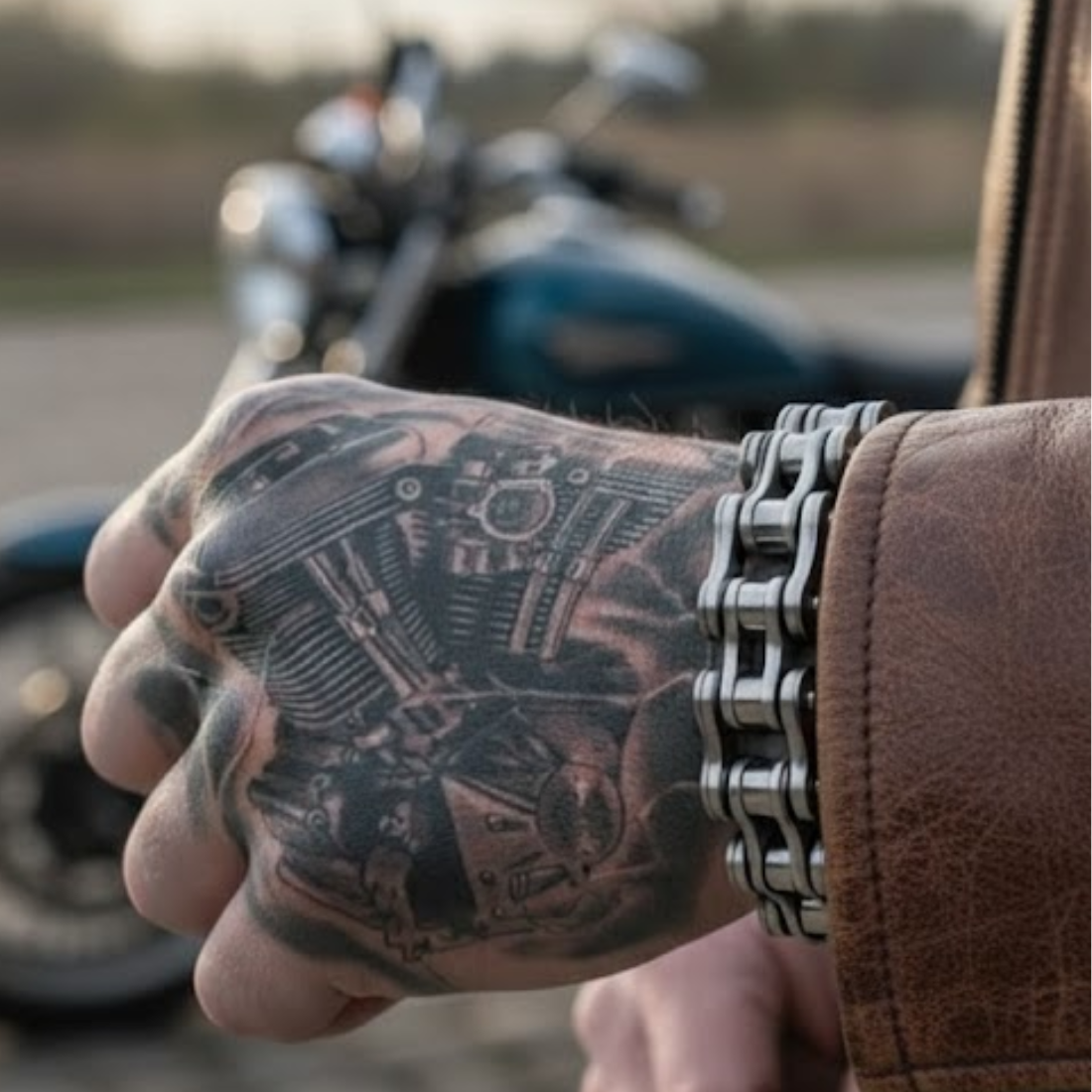 Bracciale Catena da Biker – Serie Acciaio Forgiato | meowbutter