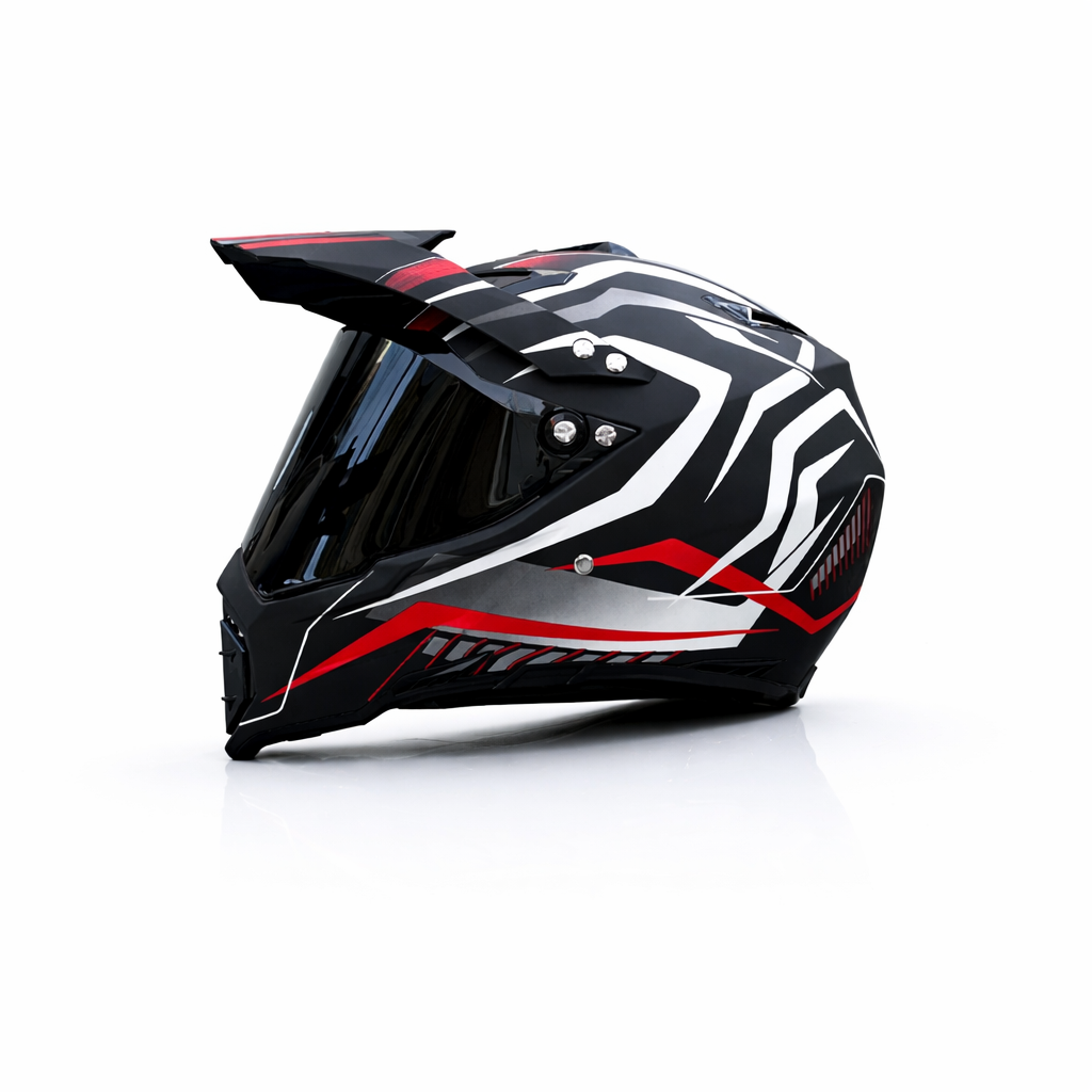 Casco Profesional de Motocross WLT-128 – Certificado DOT y ECE - Meowbutter