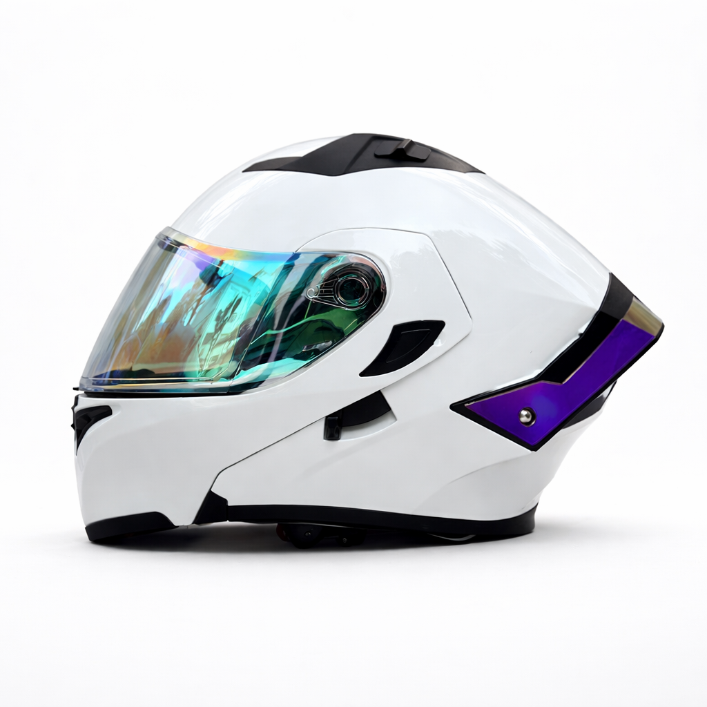 Casco Modular para Motocicleta ORZ-992 - Meowbutter