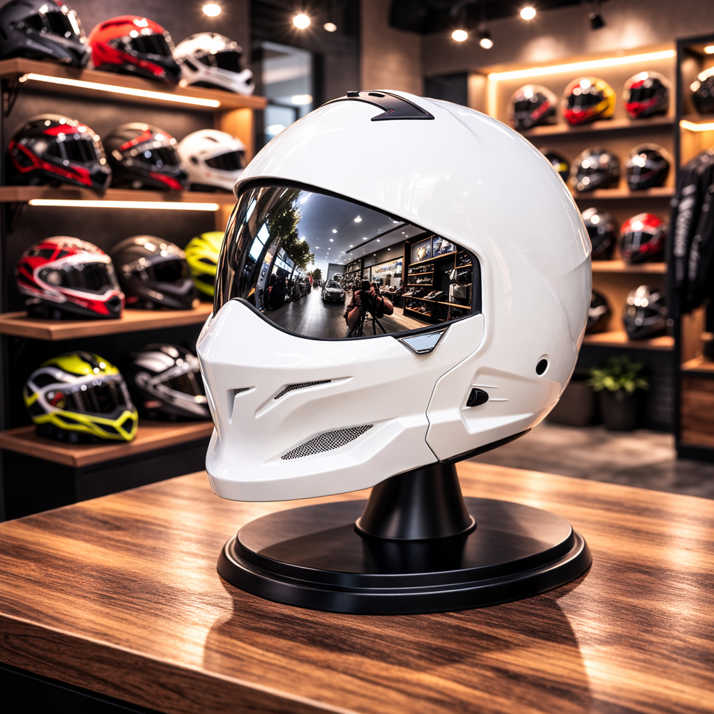 Casco de motocicleta unisex Scorpion Retro - Meowbutter