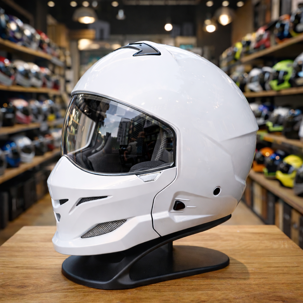 Casco de motocicleta unisex Scorpion Retro - Meowbutter