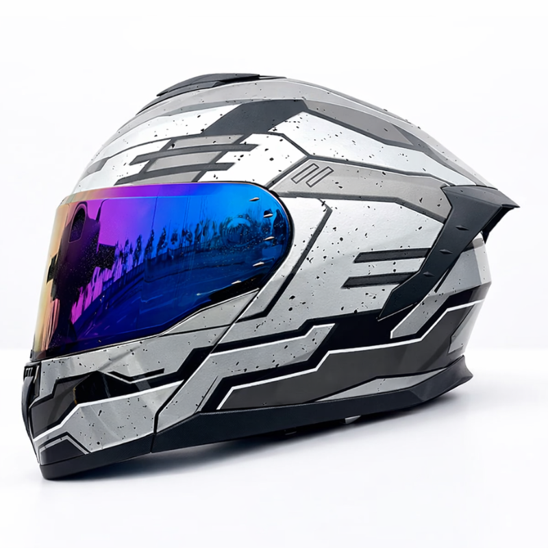 Kask motocyklowy LVS-909 Pro - Meowbutter