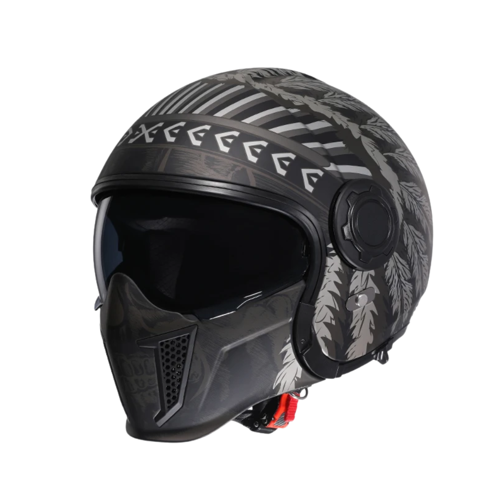 Casco modular vintage integral – Doble visor | Aprobado por DOT y ECE - Meowbutter