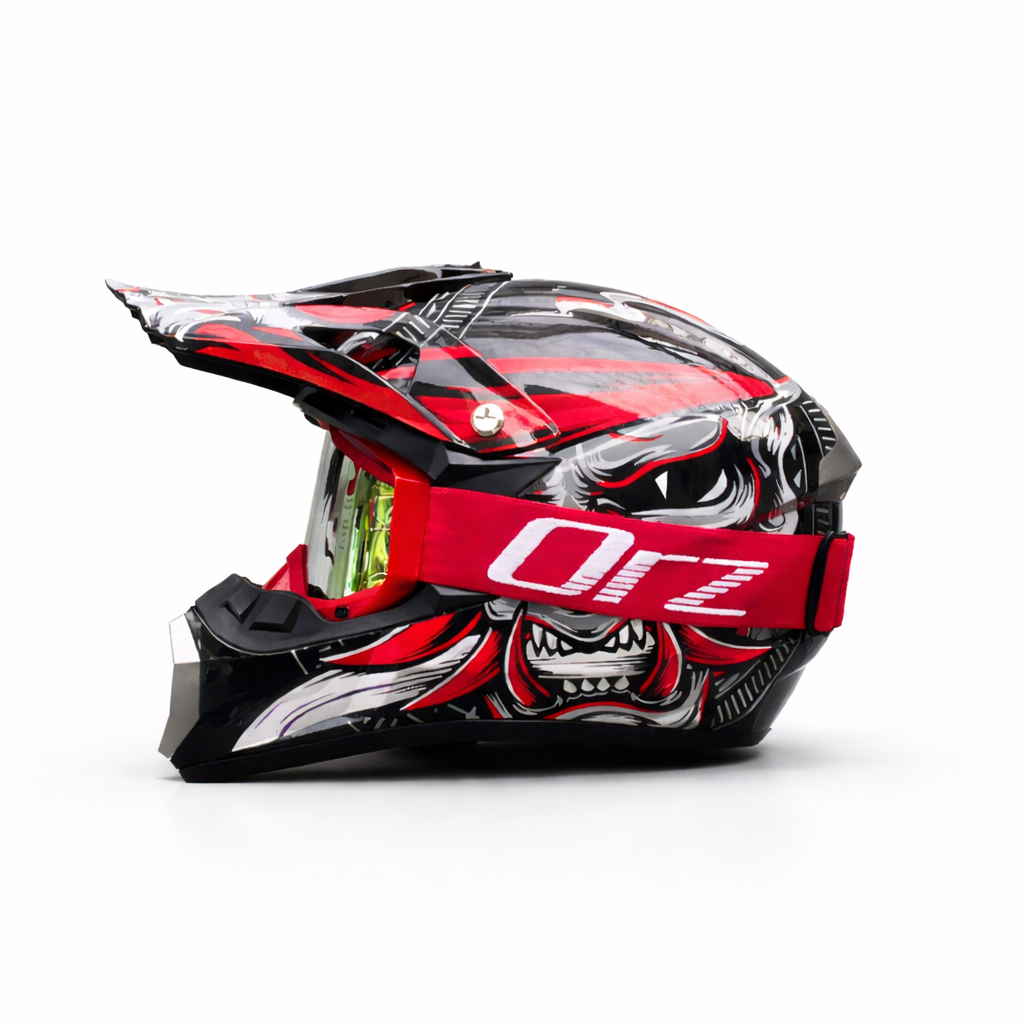 Casco Integral Off-Road de Motocross ORZ-126 - Meowbutter