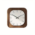 WOODHAVEN Vintage Square Wooden Wall Clock | meowbutter