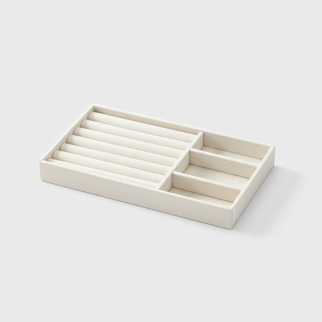 Nylon Jewelry Tray — Compact Low Profile Compartment Set