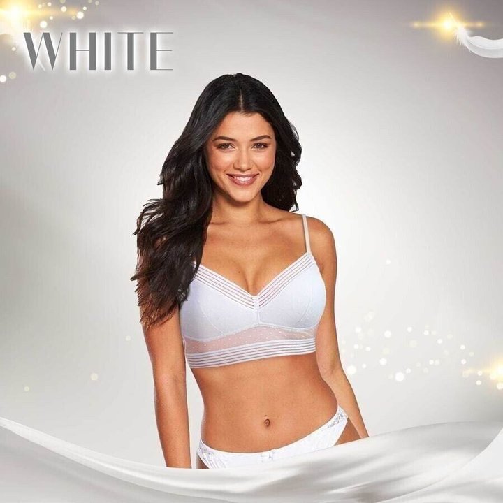 Trådløs Løfte-BH - Blonde Design - Rygfri Hverdagsstøtte | meowbutter