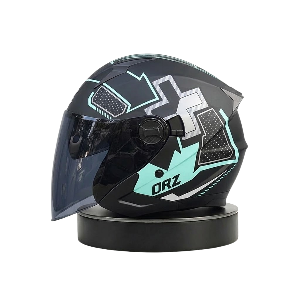 ORZ Premium avoin kypärä – Dual Visor Performance Edition - Meowbutter