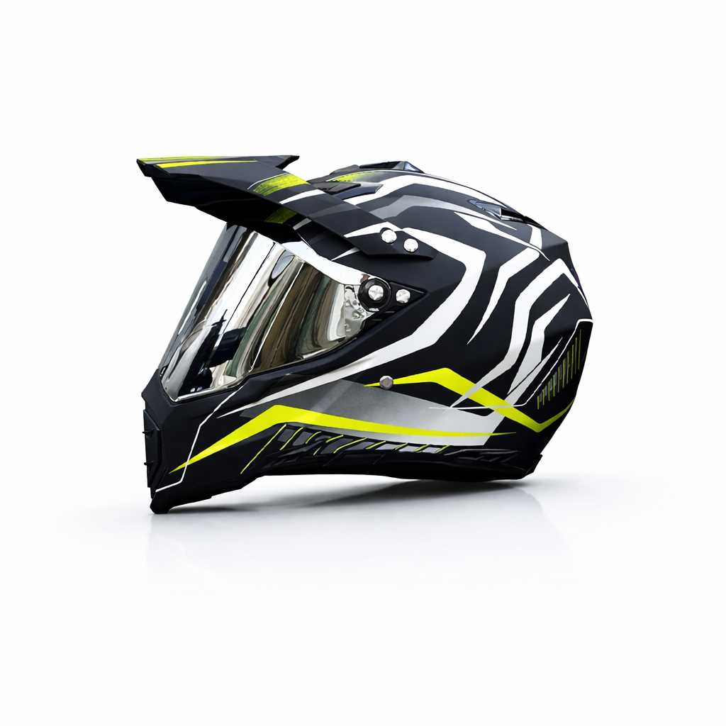 Casco Profesional de Motocross WLT-128 – Certificado DOT y ECE - Meowbutter