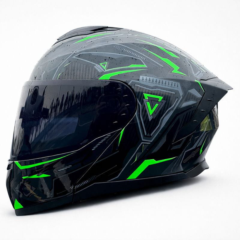 Kask motocyklowy LVS-909 Pro - Meowbutter