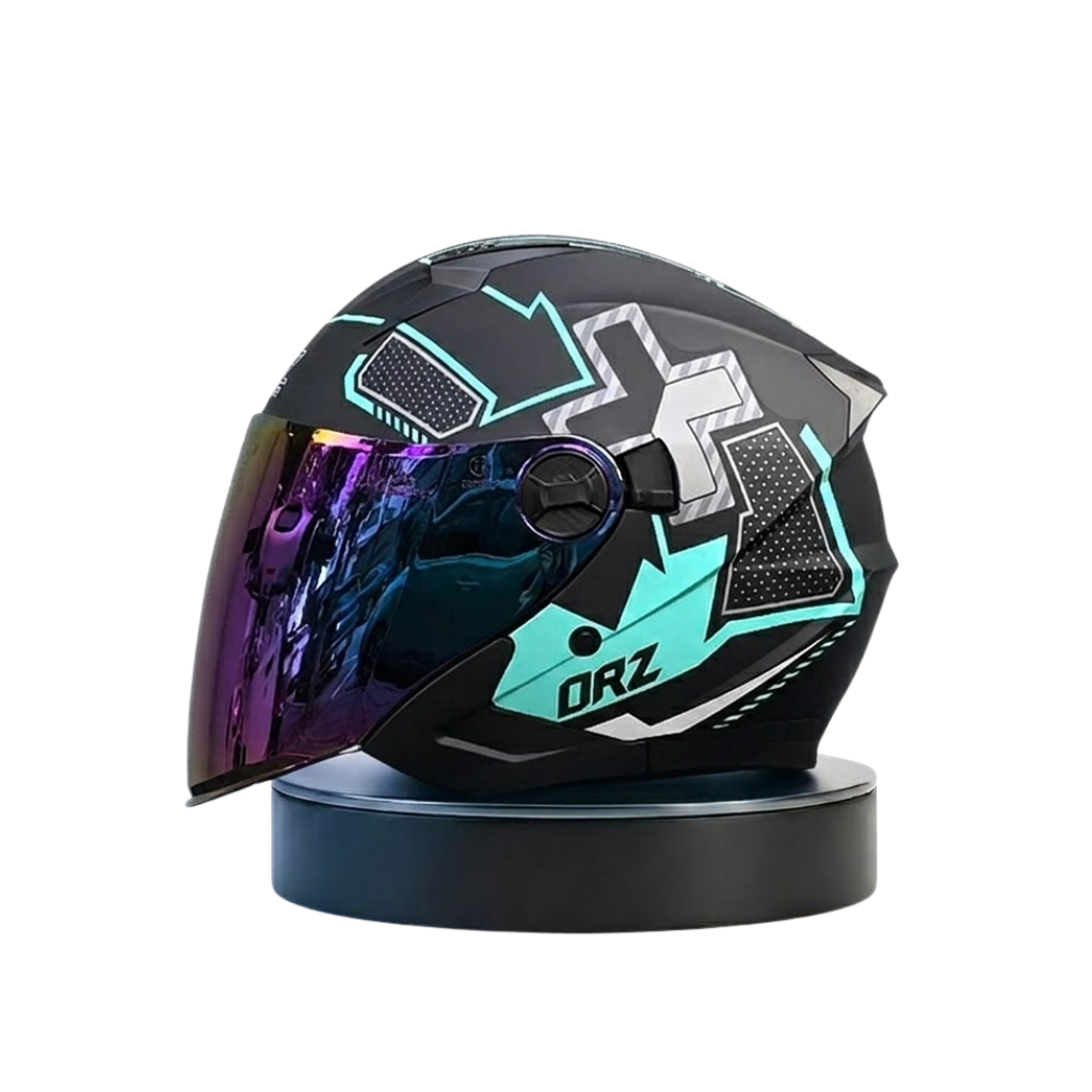 ORZ Premium avoin kypärä – Dual Visor Performance Edition - Meowbutter