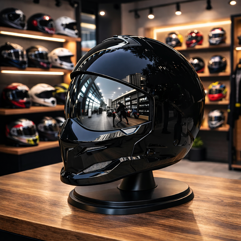 Casco de motocicleta unisex Scorpion Retro - Meowbutter