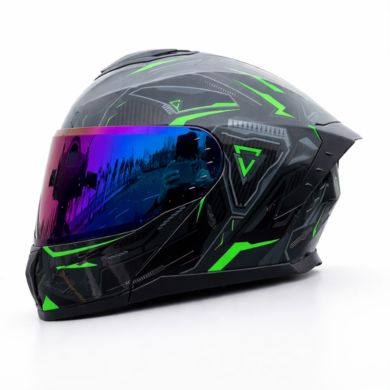 Kask motocyklowy LVS-909 Pro - Meowbutter