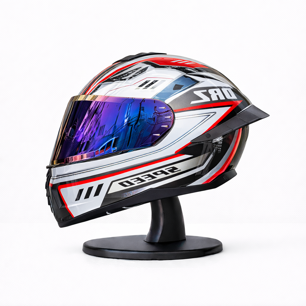 Casco Integral para Motocicleta ORZ-A03 – Protección para Todas las Estaciones - Meowbutter