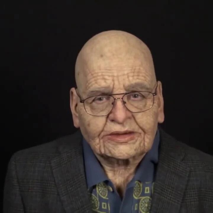 Realistic Latex Halloween Mask - Old Man Design - Costume Accessory | meowbutter