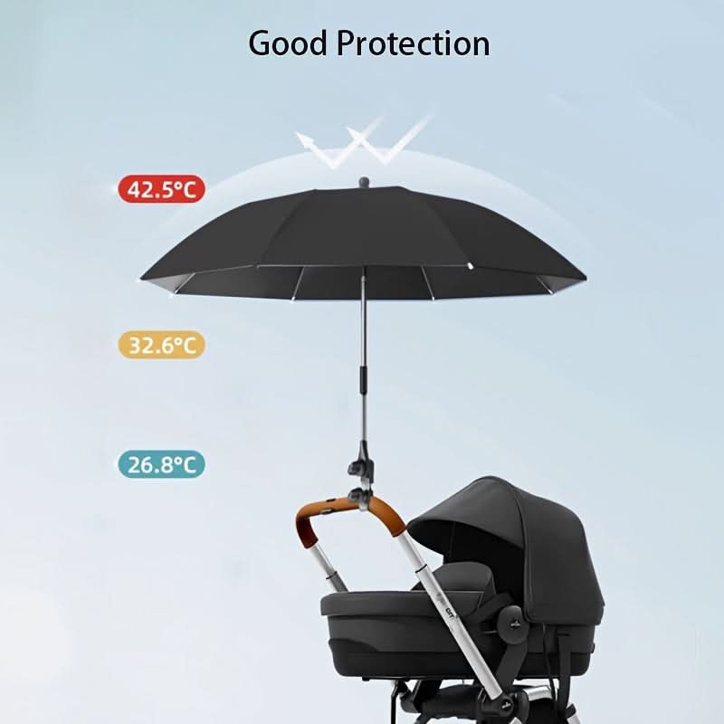 Bendable Arm Sunshade Umbrella for Strollers & Trolleys | meowbutter