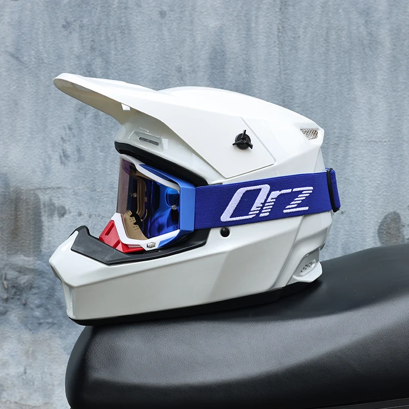 Casque intégral tout-terrain ORZ Motocross - Meowbutter