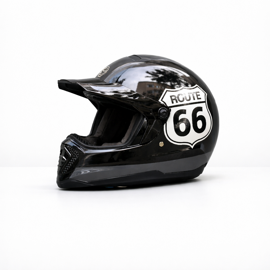 ORZ-918 Retro helhjälm – DOT- och ECE-godkänd – Meowbutter