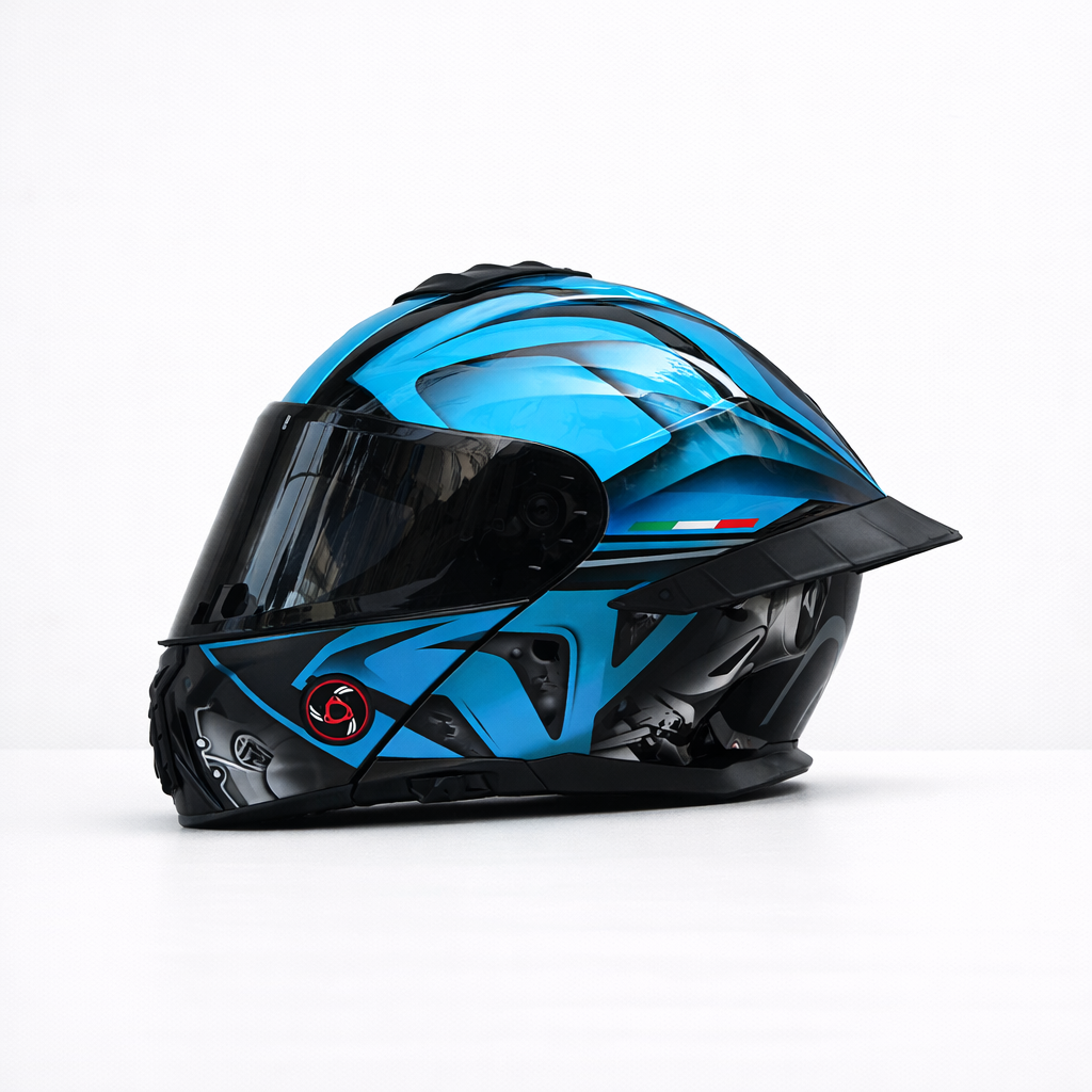 ORZ-B08A Vollgesichts-Motorradhelm – Meowbutter