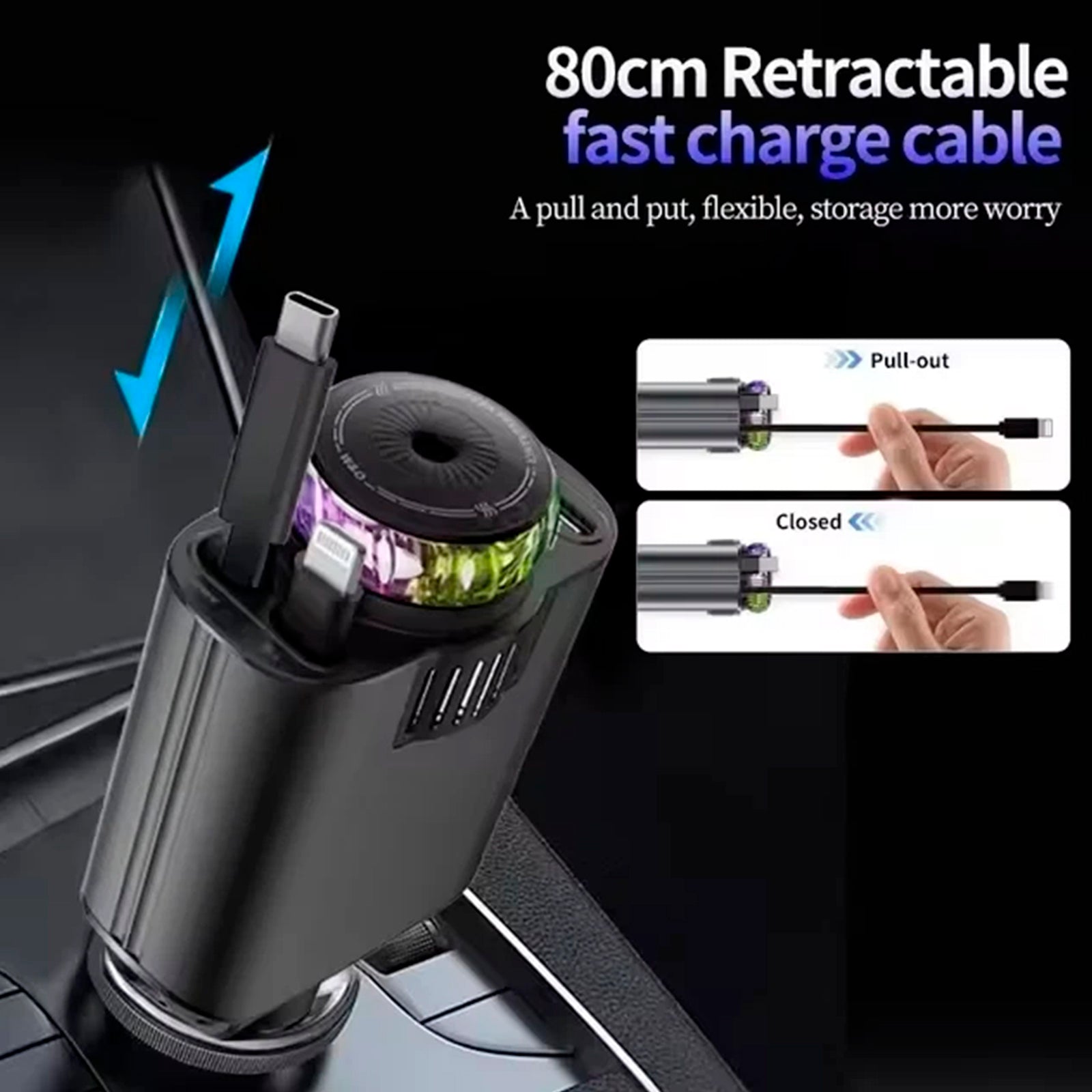 Autóillatosító és USB-töltő az autó belsejébe