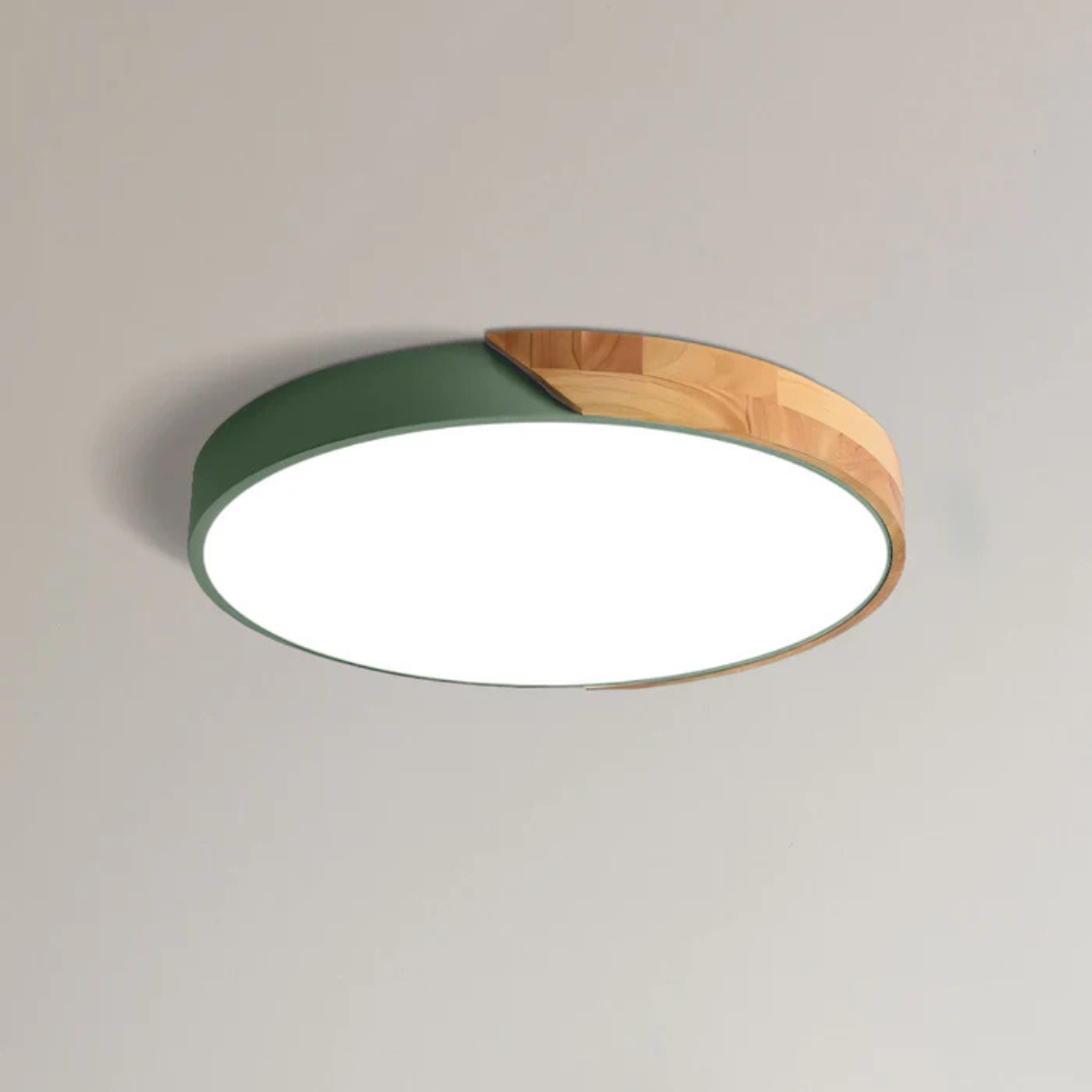 Lampada da soffitto a LED | Design moderno nordico in legno | Meowbutter
