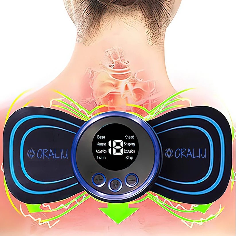 Urządzenie do terapii korekcyjnej EMS Neuro - stymulacja impulsami elektrycznymi - 5 elektrod - zdalne sterowanie i ładowanie przez USB | meowbutter