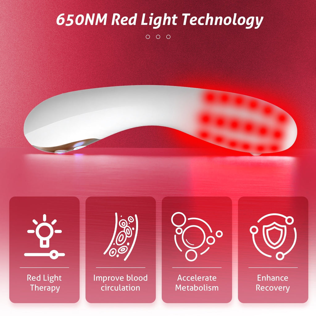 Dispositivo per terapia a luce rossa - Uso per benessere intimo - Funzione riscaldante portatile | meowbutter