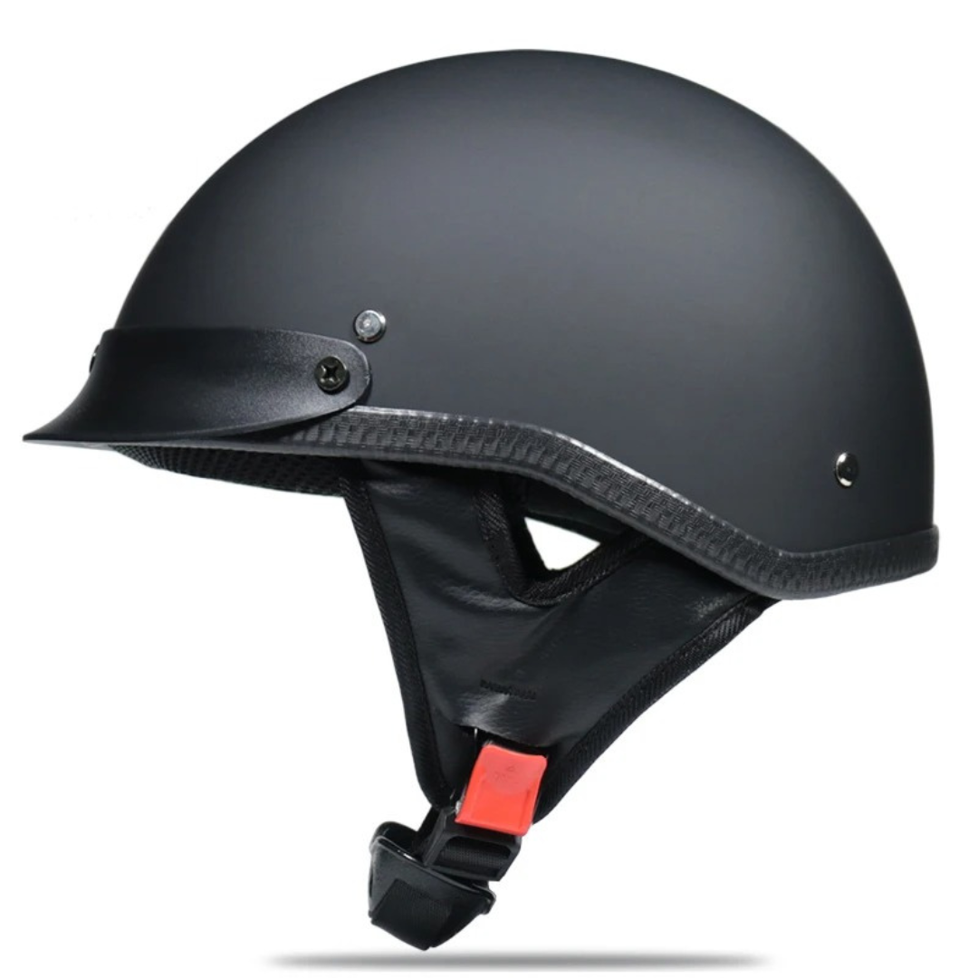 Low Profile Cruiser Half Helmet - DOT and ECE Approved - Meowbutter