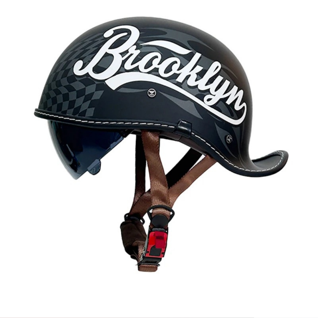 Casco Retro con Cola Levantada – Edición Vintage Cruiser - Meowbutter