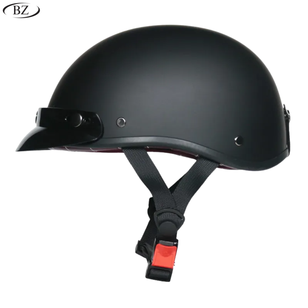 Vintage Half Helmet – DOT Approved | Unisex 4-Season Riding - Meowbutter