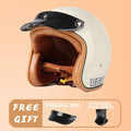 Casco Aperto EchoRetro Classic – Omologato DOT/ECE | meowbutter