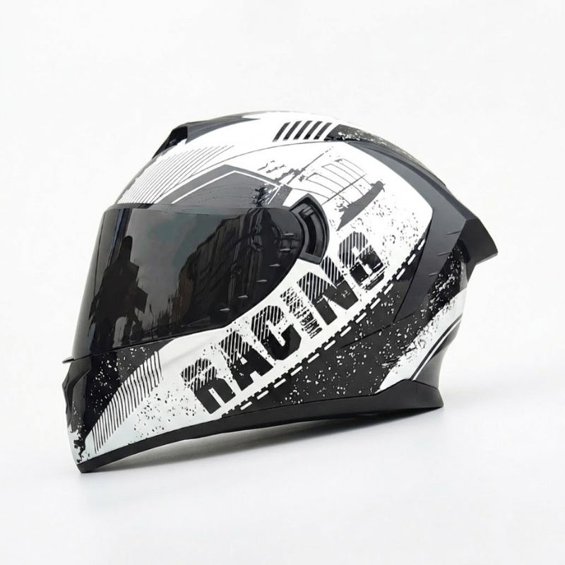 Rider Street Dominator Fullface Helm - Meowbutter
