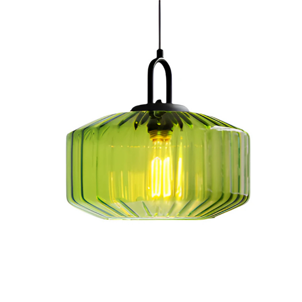 Mireta Glass Pendant Light | Retro-Coloured Glass Design | Meowbutter