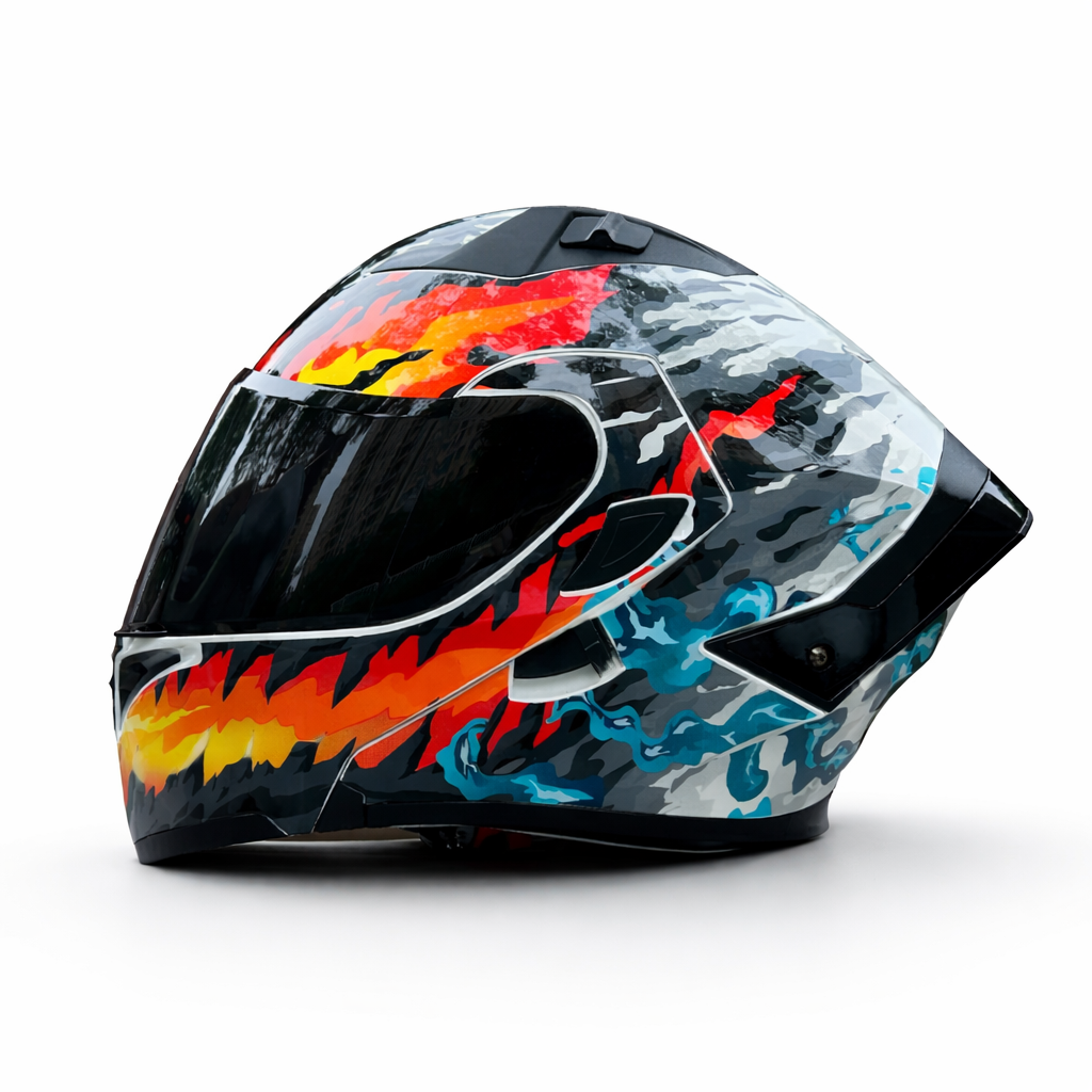 Casco Modular para Motocicleta ORZ-992 - Meowbutter