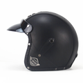 Casco Abierto de Cuero Vintage Premium - Aprobado por DOT y ECE - Meowbutter