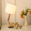 Rilna Table Lamp | Flexible Wooden Design Light | Meowbutter