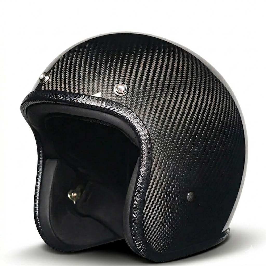 The Street King Carbon Open-Face Helmet – DOT & ECE Approved - Meowbutter