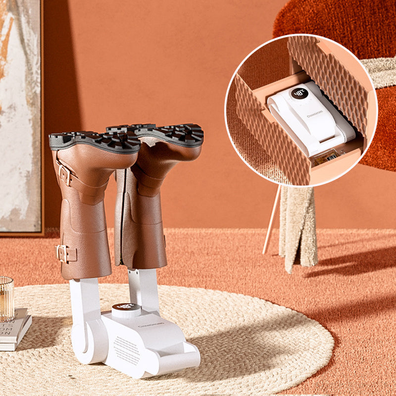 Secador de Zapatos Eléctrico - 55–60°C - Aire Caliente 360° - Temporizador de 120 Minutos - Opción UV | meowbutter