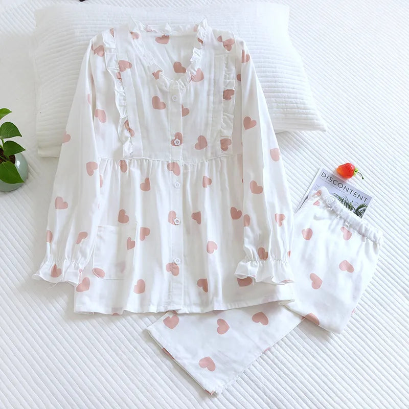 Heartline 100 Percent Cotton Pajama Set Collection