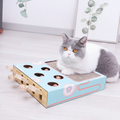 Puzzle modulaire pour chat — Griffoir résistant avec jouet interactif intégré