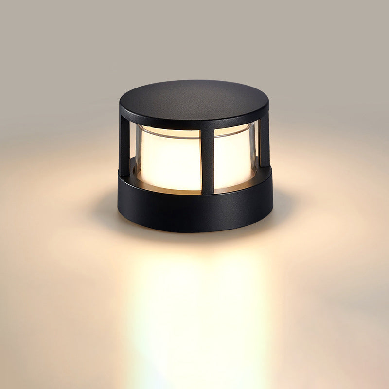 Lampada da prato esterna a LED con cilindro in alluminio impermeabile industriale | Meowbutter