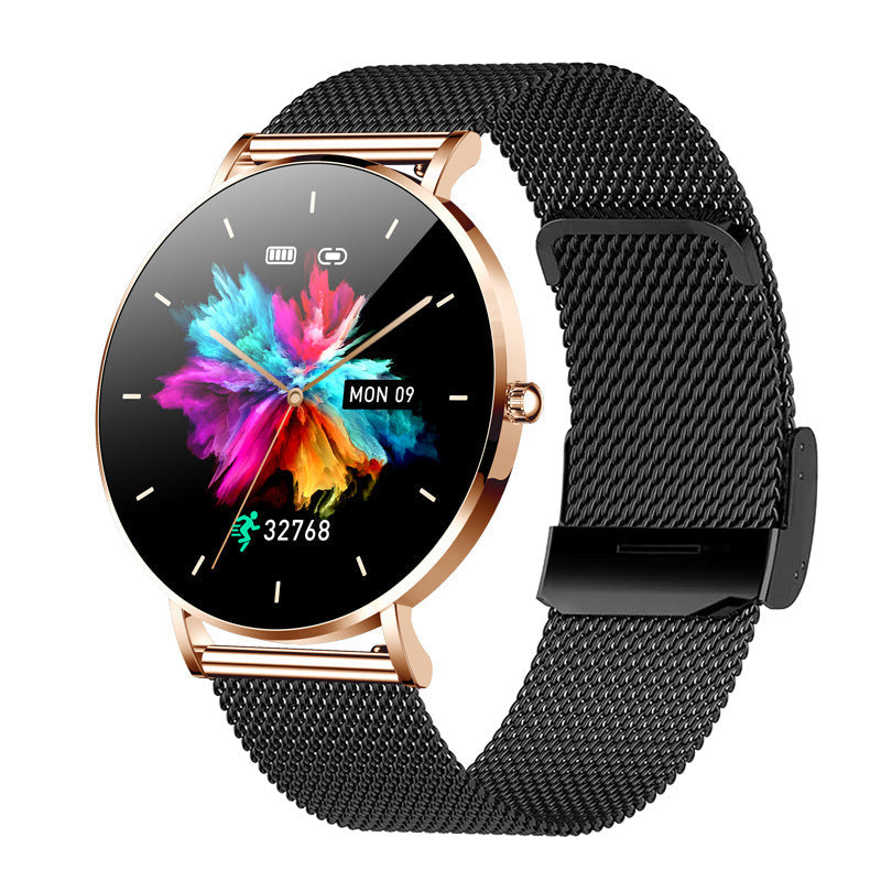 Smartwatch mit Voll-Touchscreen – Mineralglas-Display – Bluetooth-Verbindung | meowbutter