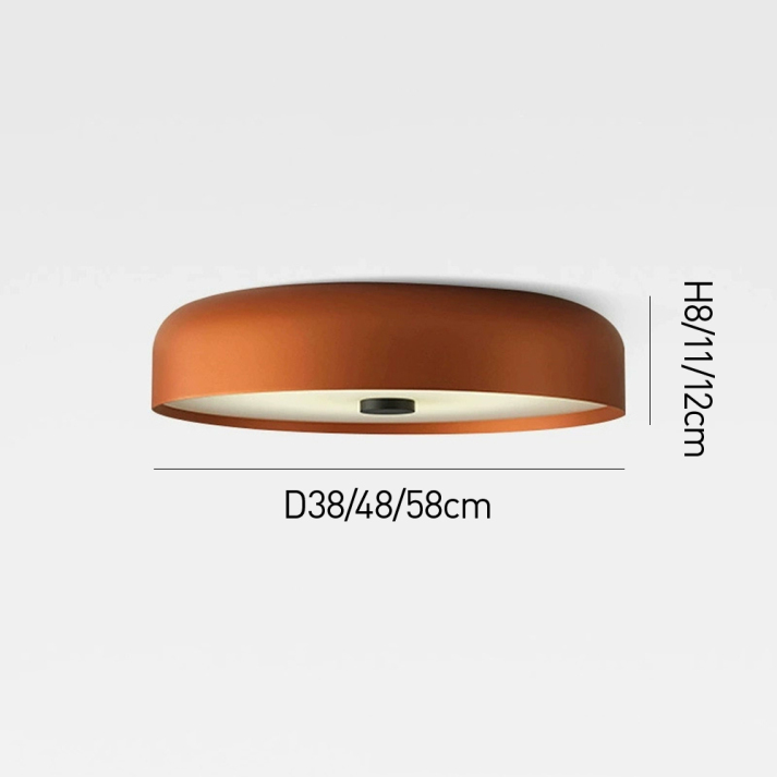 Nordic Retro Ceiling Light | Minimalist LED Flush Mount | Meowbutter
