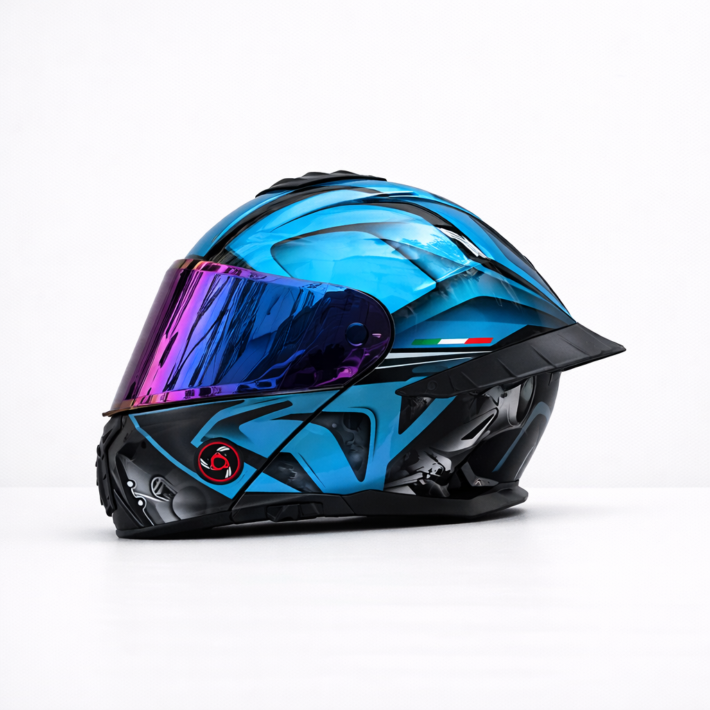 ORZ-B08A Vollgesichts-Motorradhelm – Meowbutter