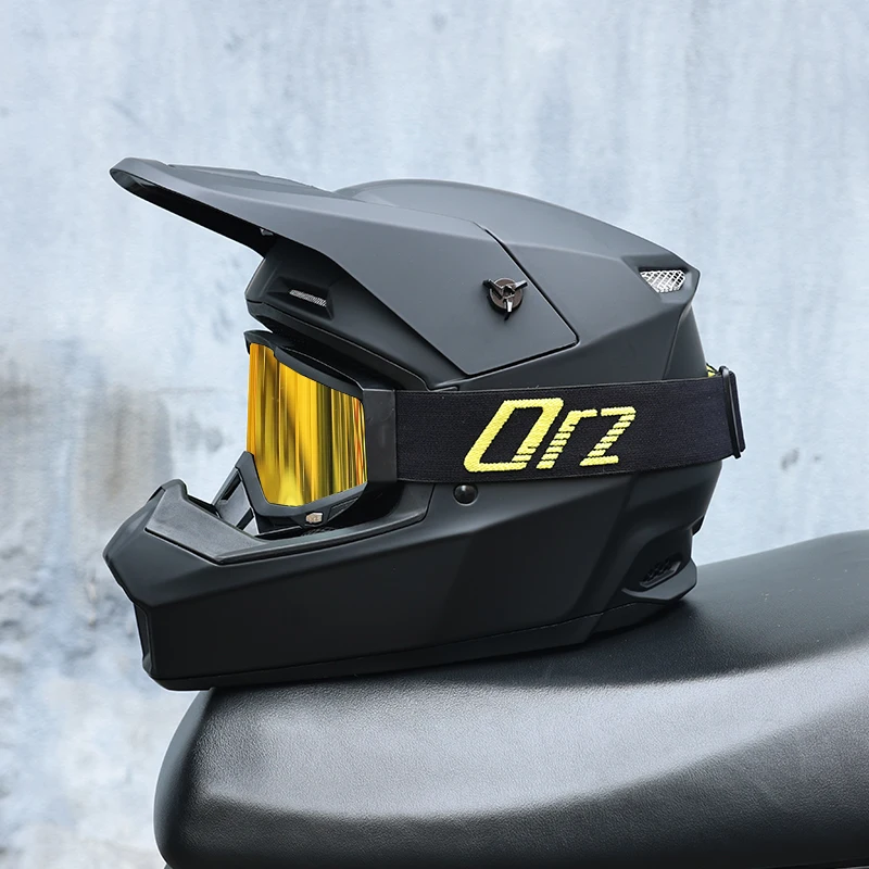 Casque intégral tout-terrain ORZ Motocross - Meowbutter