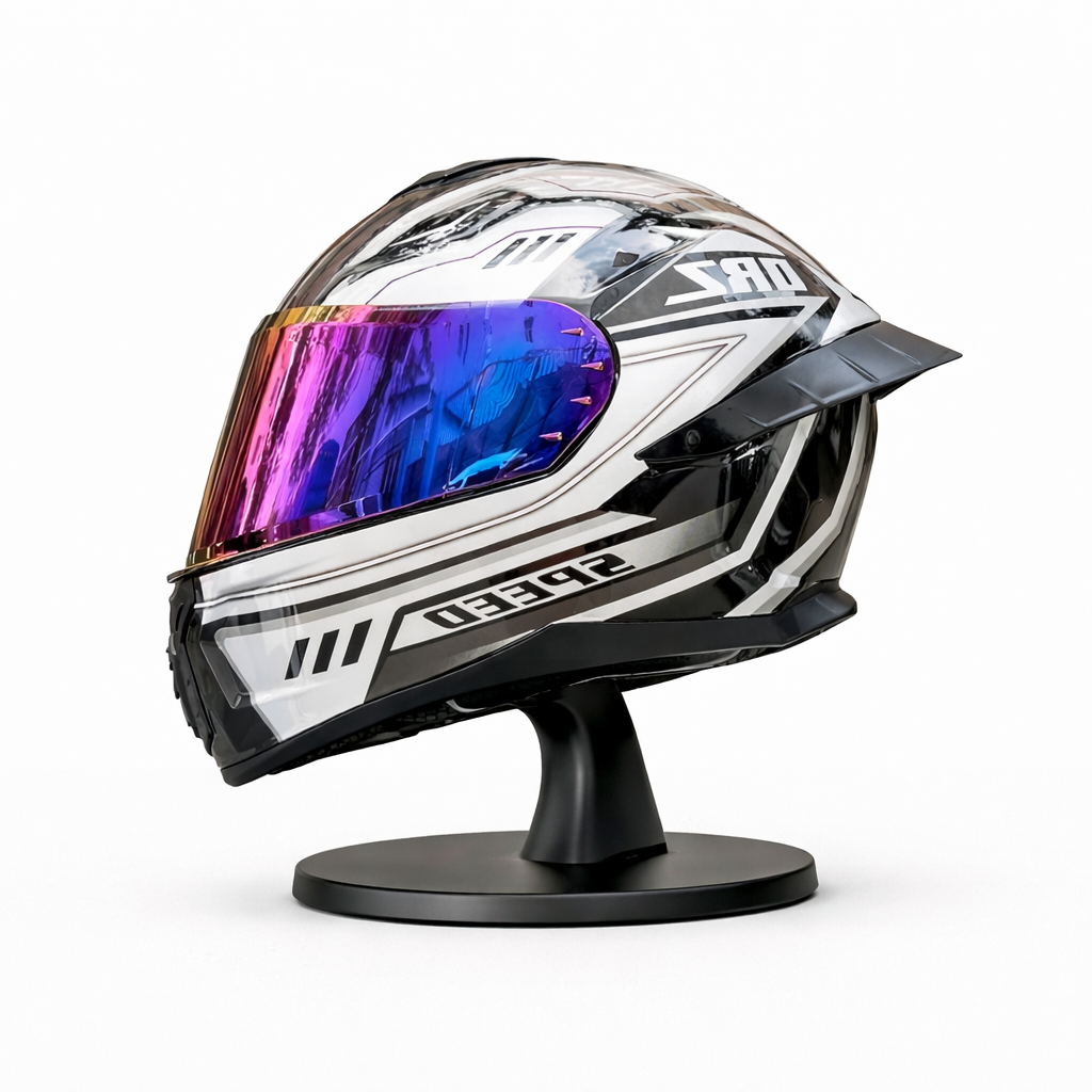 Casco Integral para Motocicleta ORZ-A03 – Protección para Todas las Estaciones - Meowbutter