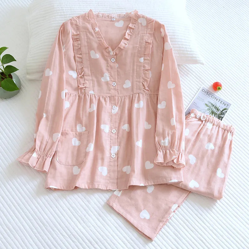 Heartline 100 Percent Cotton Pajama Set Collection