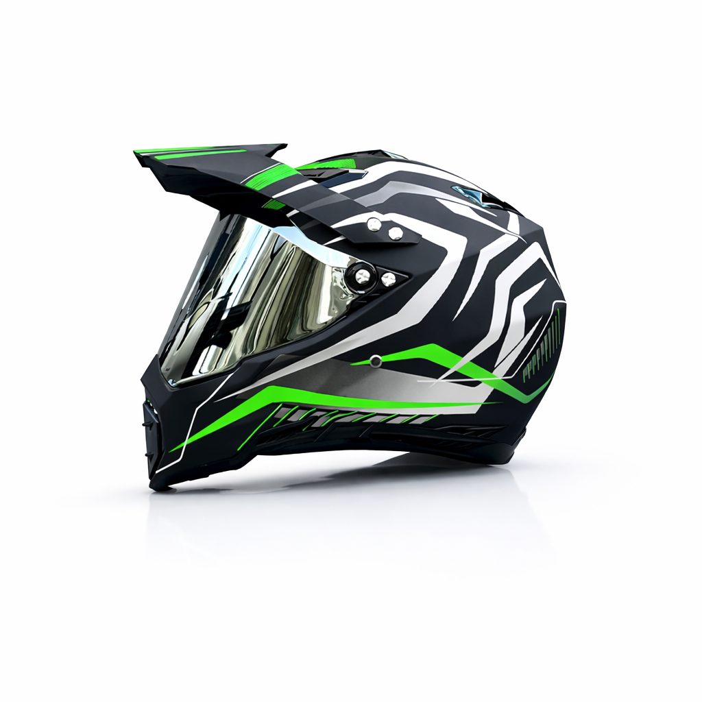 Casco Profesional de Motocross WLT-128 – Certificado DOT y ECE - Meowbutter
