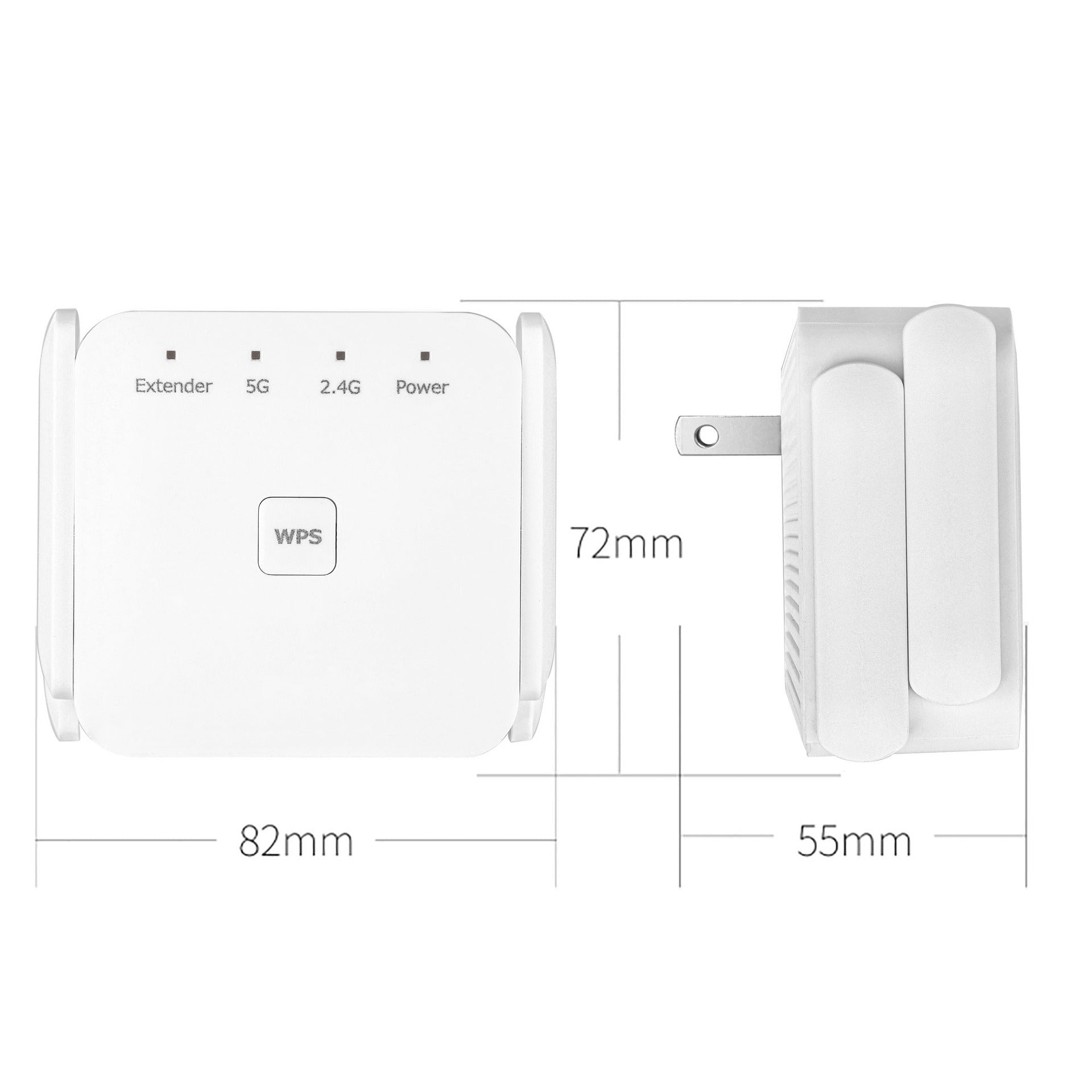 Amplificador de señal WiFi 5G - Extensor de alcance - Amplificador inalámbrico de alta velocidad | meowbutter