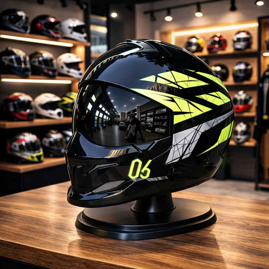 Casco de motocicleta unisex Scorpion Retro - Meowbutter